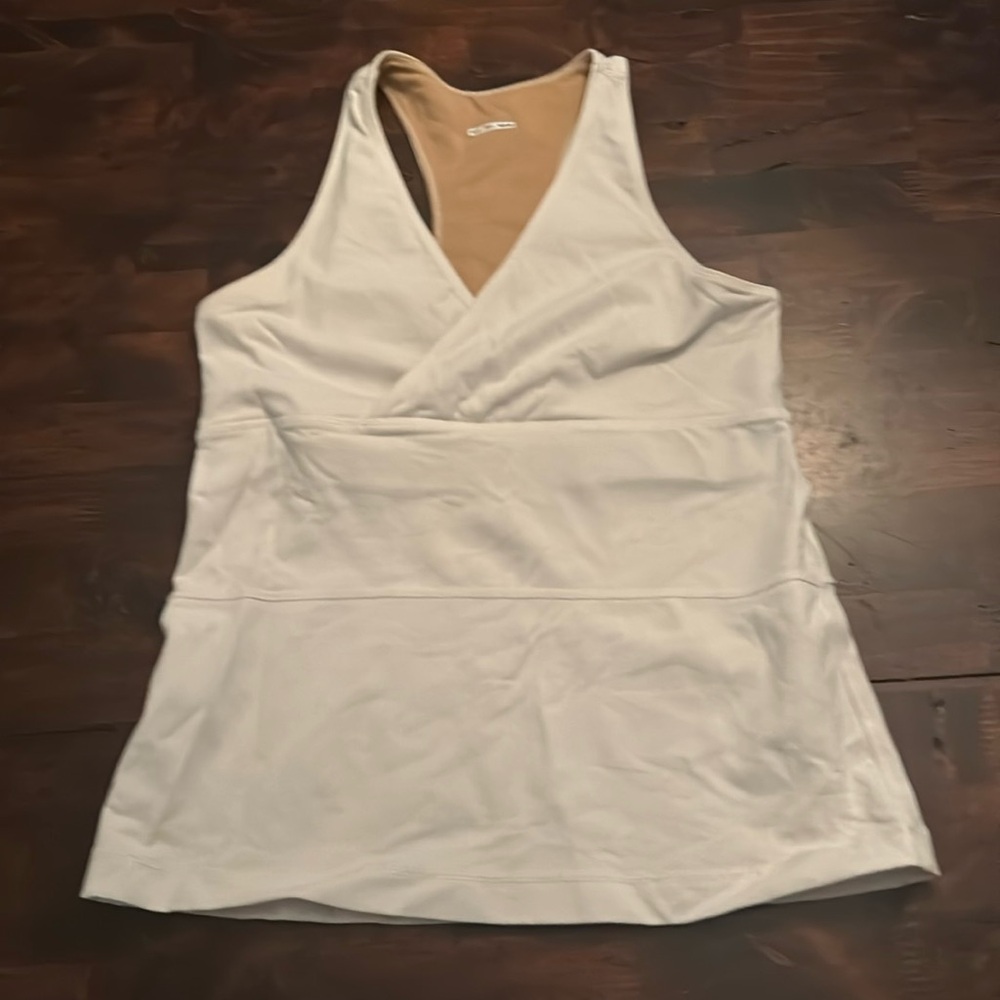 Lululemon Athletica White Tank Top